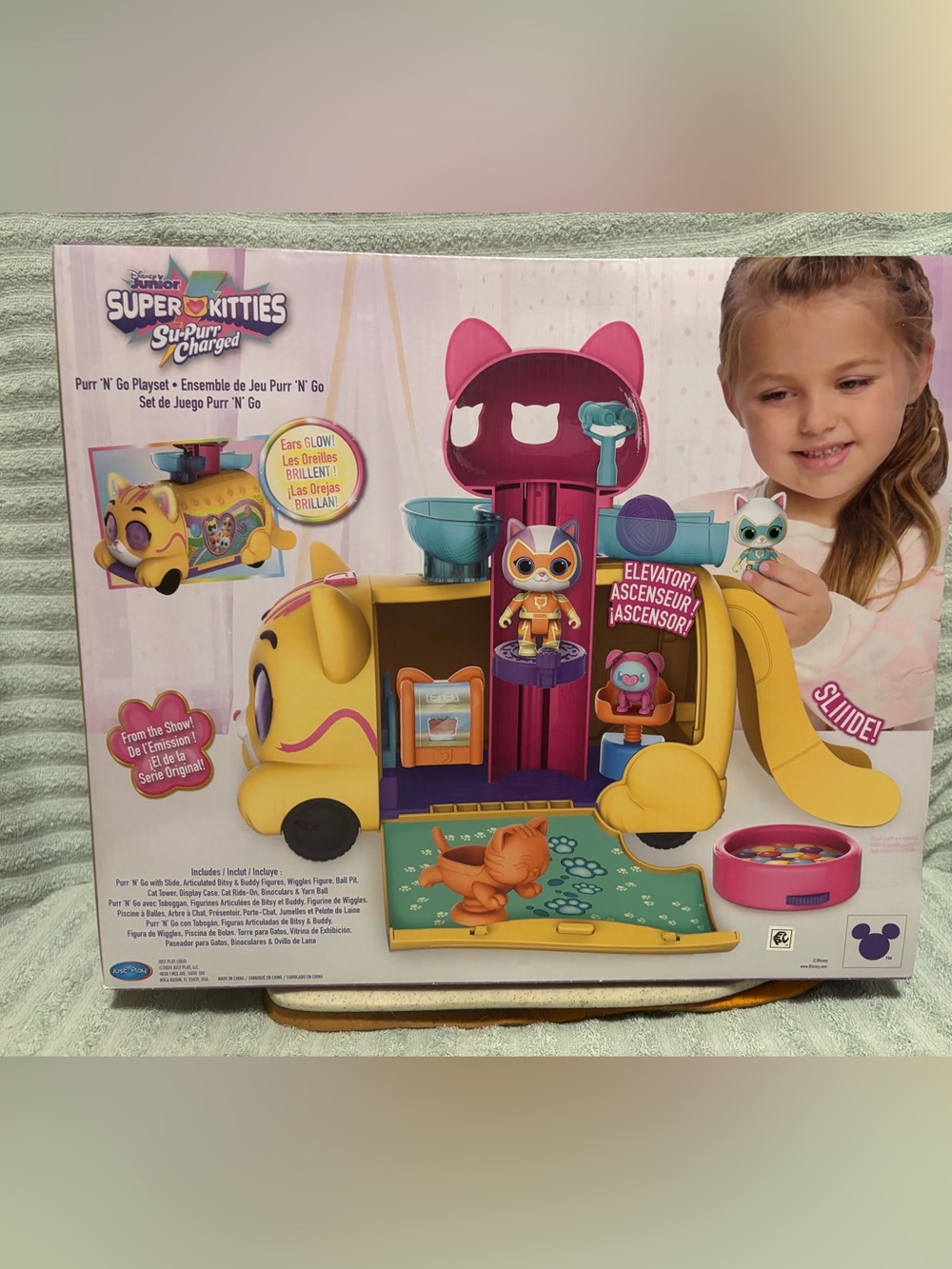 Super Kitties Purr 'N' Go Playset - Su-Purr Charged. Disney Junior. NEW! - Picture 8 of 15